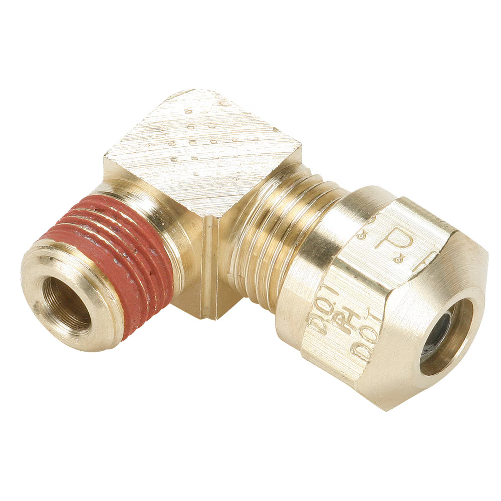 Air Brake D.O.T. Compression Style Fittings for J844 Tubing - NTA (62NTA-6)
