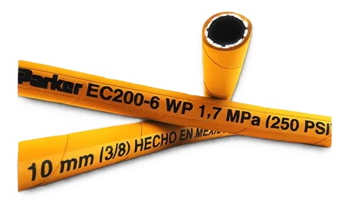 Manguera hidráulica con refuerzo de acero trenzado. (EC200-4)