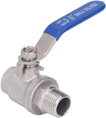 Válvula bola en 1/2" npt alta presión, a (HPBV12)