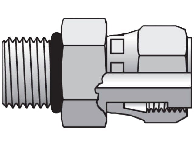 Conector O-lok swivel male stud (16 F65OL-S)