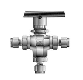 Válvula de bola de tres vías B (4F-B6XS2-SSP)