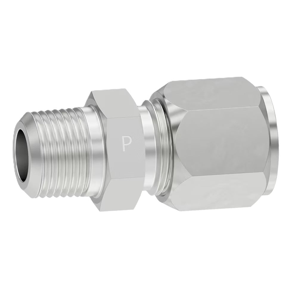 Conector macho de acero para tubo parker 8-8FBU-S 1/2x1/2" (8-8 FBU-S)
