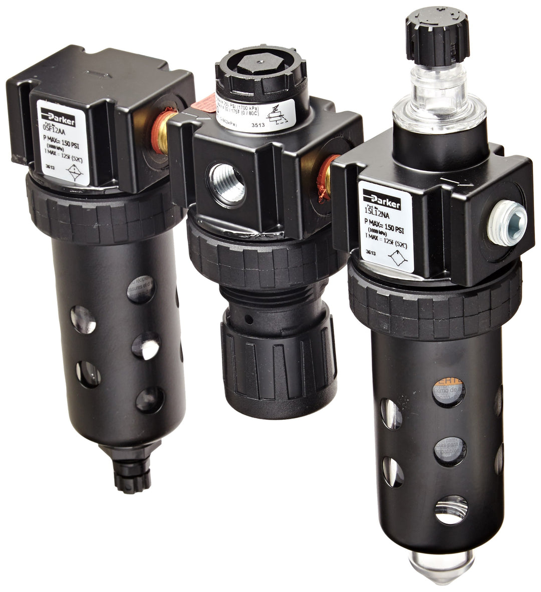 Combo delantero+derecho+izquierdo 3/4" (15A12A13A2NE)