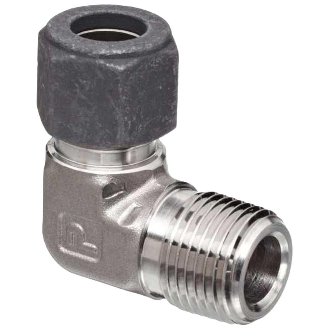Codo macho NPT (6-2 CBZ-SS)