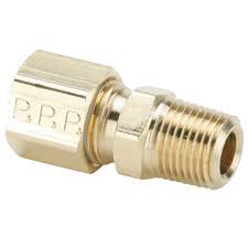 Accesorios de compresión de latón para tubos termoplásticos y de metales blandos - Poly-Tite (66P-4-4)